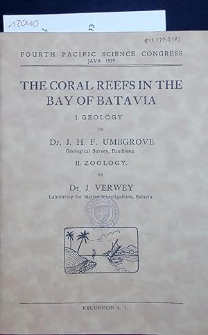 Image du vendeur pour THE CORAL REEFS IN THE BAY OF BATAVIA. FOURTH PACIFIC SCIENCE CONGRESS JAVA 1929. EXCURSION A. 2 mis en vente par Antiquariat Bookfarm