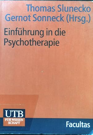 Bild des Verkufers fr Einfhrung in die Psychotherapie. UTB ; 2085 zum Verkauf von books4less (Versandantiquariat Petra Gros GmbH & Co. KG)