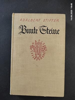 Bild des Verkufers fr Bunte Steine. Ein Festgeschenk. Hafis-Lesebcherei, Band 42, 5. Serie. Erzhlungen. zum Verkauf von Antiquariat-Fischer - Preise inkl. MWST