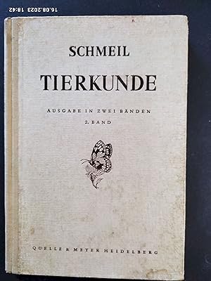 Imagen del vendedor de Tierkunde 2.Band a la venta por Antiquariat-Fischer - Preise inkl. MWST