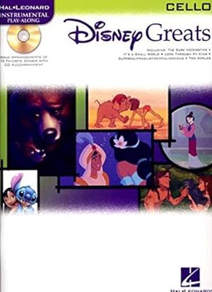Seller image for Disney Greats: Cello - Sheet Music, Online Audio (Includes Online Access Code): Instrumental Play-Along (Hal Leonard Instrumental Play-Along) for sale by WeBuyBooks