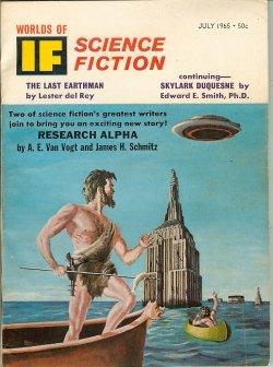 Bild des Verkufers fr IF Worlds of Science Fiction: July 1965 ("Skylark Duquesne") zum Verkauf von Books from the Crypt