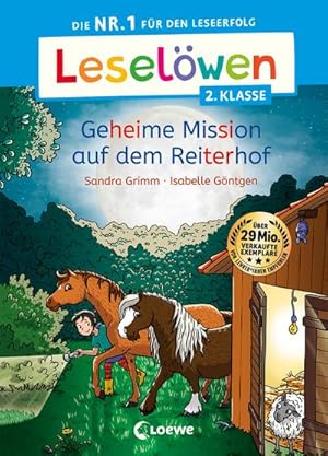 Bild des Verkufers fr Leselwen 2. Klasse - Geheime Mission auf dem Reiterhof zum Verkauf von Wegmann1855