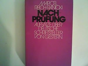 Bild des Verkufers fr Nachprfung. Aufstze ber deutsche Schriftsteller von Gestern zum Verkauf von ANTIQUARIAT FRDEBUCH Inh.Michael Simon