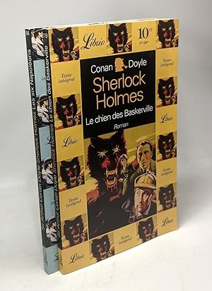 Image du vendeur pour Le chien des Baskerville + Les six Napolons --- Sherlock Holmes - 2 livres mis en vente par crealivres