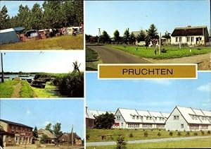 Bild des Verkufers fr Ansichtskarte / Postkarte Pruchten in Vorpommern, Zeltplatz, Gasthaus Zum Fhrmann, Feriendorf Claus Strtebeker zum Verkauf von akpool GmbH