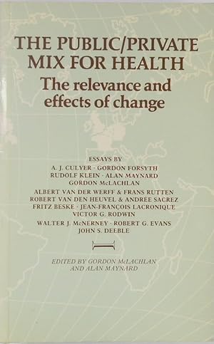 The Public/Private Mix For Health: The Relevance and Effects of Change