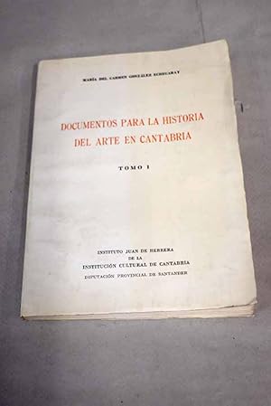 Imagen del vendedor de Documentos para la historia del arte en Cantabria a la venta por Alcan Libros