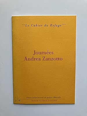 Le Cahier du Refuge : Journées Andrea Zanzotto