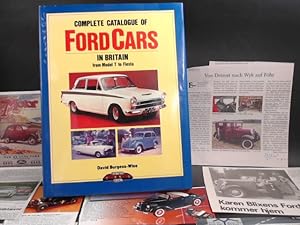 Bild des Verkufers fr Complete Catalogue of Ford Cars in Britain from Model T to Fiesta. zum Verkauf von Antiquariat Kelifer