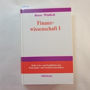 Bild des Verkufers fr Finanzwissenschaft, Teil: 1 zum Verkauf von Gebrauchtbcherlogistik  H.J. Lauterbach