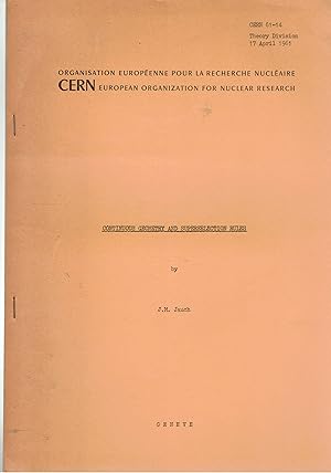 Image du vendeur pour Continuos geometry and superselection rules. Theory division 17 apr. 1961. mis en vente par Libreria Gull