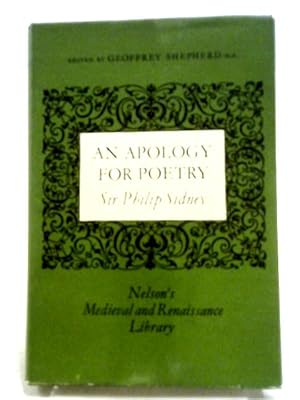 Bild des Verkufers fr An Apology for Poetry or The Defence of Poesy zum Verkauf von World of Rare Books