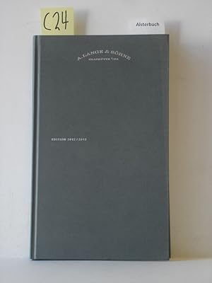 A. Lange & Söhne. Edition 2012 / 2013.