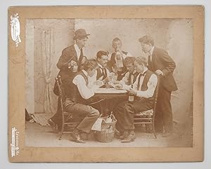 Photograph of a card game