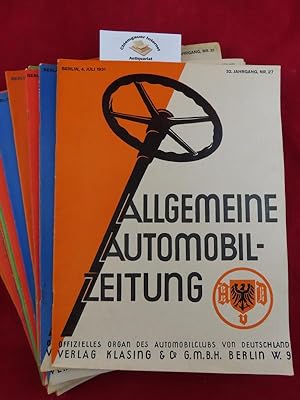 Allgemeine-Automobil-Zeitung. Offizielles Organ des Automobilclubs von Deutschland. 32. Jahrgang ...
