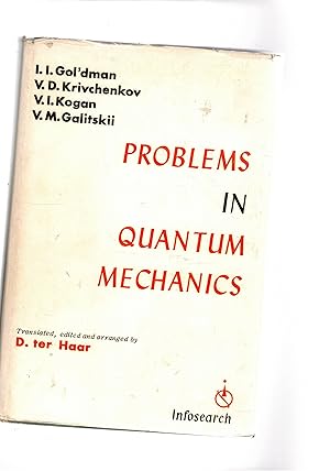 Imagen del vendedor de Problems in Quantum Mechanics. a la venta por Libreria Gull