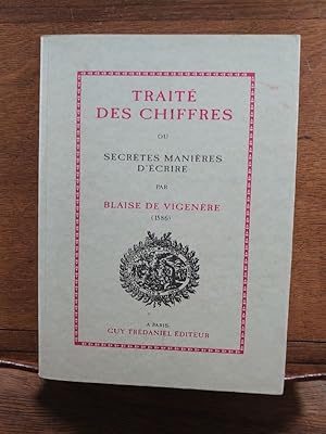 Bild des Verkufers fr Trait des chiffres ou secrtes manires d'crire (1586). zum Verkauf von Librairie L'Abac / Gimmic SRL
