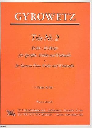 Bild des Verkufers fr Trio D-Dur Nr.2fr Flte, Violine und Violoncello : 3 Stimmen zum Verkauf von Smartbuy