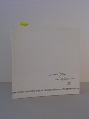 Seller image for Die ersten Jahre der Professionalitt. VI. Katalog zur Ausstellung von 14 Knstlern in der "Galerie der Knstler" in Mnchen vom 4. Juni bis 28. Juni 1987. for sale by Kunstantiquariat Rolf Brehmer