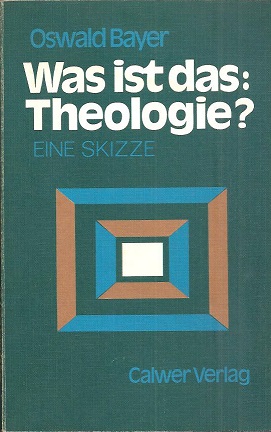 Bild des Verkufers fr Was ist das: Theologie? Eine Skizze. zum Verkauf von Antiquariat Axel Kurta