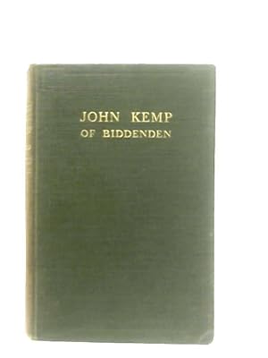 Bild des Verkufers fr Memoir of John Kemp zum Verkauf von World of Rare Books
