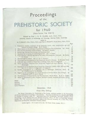 Bild des Verkufers fr Proceedings of the Prehistoric Society for 1960 (New Series Vol. XXVI) zum Verkauf von World of Rare Books