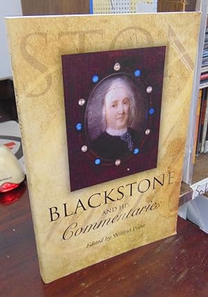 Bild des Verkufers fr Blackstone and His Commentaries zum Verkauf von Atlantic Bookshop
