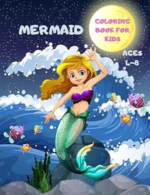 Seller image for Mermaid Coloring Book for KIds: Wonderful Coloring Pages Designed to Encourage Positive Thinking for KIds Ages 4-8 for sale by Redux Books