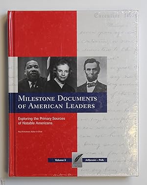 Bild des Verkufers fr Milestone Documents of American Leaders-Volume 2 zum Verkauf von Our Kind Of Books