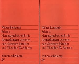 Walter Benjamin. Briefe I und Briefe 2. (in 2 Bde.). (Hrsg. u. mit Anmerkungen versehen von Gersh...