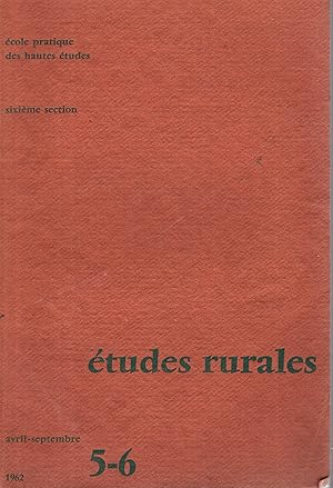 Imagen del vendedor de tudes rurales - N 5/6 - Sixime Section a la venta por PRISCA