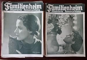 Familienheim. Illustrierte Romanzeitung. 13. Jahrgang. 33 Hefte - 1933 Auf den Titelseiten jeweil...