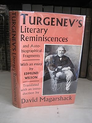 Seller image for Turgenev's Literary Reminiscences & Autobiographical Fragments for sale by Stony Hill Books