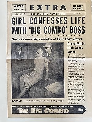 Seller image for The Big Combo Herald 1955 Cornel Wilde, Richard Conte, Brian Donlevy for sale by AcornBooksNH