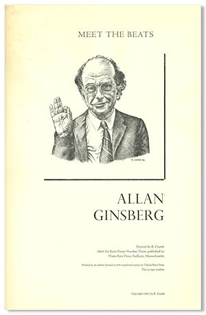 Seller image for [Broadside:] MEET THE BEATS ALLAN [sic] GINSBERG for sale by William Reese Company - Literature, ABAA