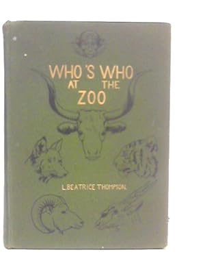Imagen del vendedor de Who's Who at the Zoo a la venta por World of Rare Books
