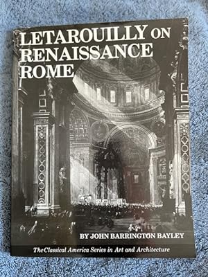 Seller image for Letarouilly on Renaissance Rome [The Classical America Series in Art and Architecture] for sale by Tiber Books