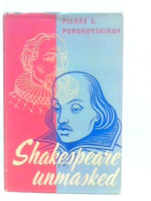 Bild des Verkufers fr Shakespeare Unmasked zum Verkauf von World of Rare Books