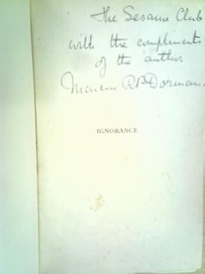 Imagen del vendedor de Ignorance a la venta por World of Rare Books