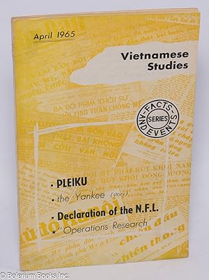 Vietnamese Studies: Facts and Events Series. April 1965