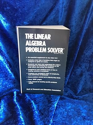 Bild des Verkufers fr The Linear Algebra Problem Solver (Problem Solvers) zum Verkauf von Antiquariat Jochen Mohr -Books and Mohr-