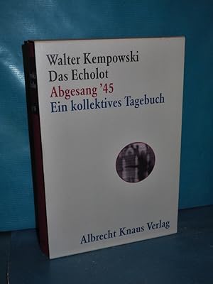 Bild des Verkufers fr Das Echolot, Abgesang '45, ein kollektives Tagebuch zum Verkauf von Antiquarische Fundgrube e.U.