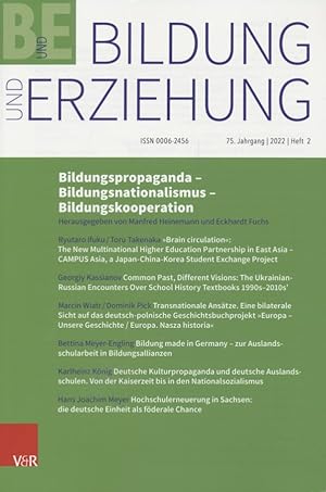 Bild des Verkufers fr Bildung und Erziehung, 75. Jg., Heft 2. Bildungspropaganda - Bildungsnationalismus - Bildungskooperation. zum Verkauf von Fundus-Online GbR Borkert Schwarz Zerfa