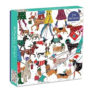 Seller image for Winter Dogs 500 Piece Puzzle for sale by GreatBookPrices