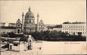 Ansichtskarte / Postkarte Wien 4 Wieden, Karlskirche