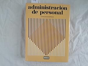 Imagen del vendedor de Administracin de personal. a la venta por Librera "Franz Kafka" Mxico.