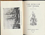 Bild des Verkufers fr The Built-Up Ship Model. zum Verkauf von Antiquariat Berghammer