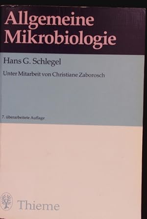 Bild des Verkufers fr Allgemeine Mikrobiologie. zum Verkauf von Antiquariat Bookfarm