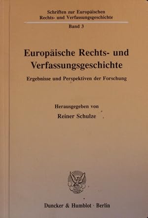 Seller image for Europische Rechts- und Verfassungsgeschichte. for sale by Antiquariat Bookfarm